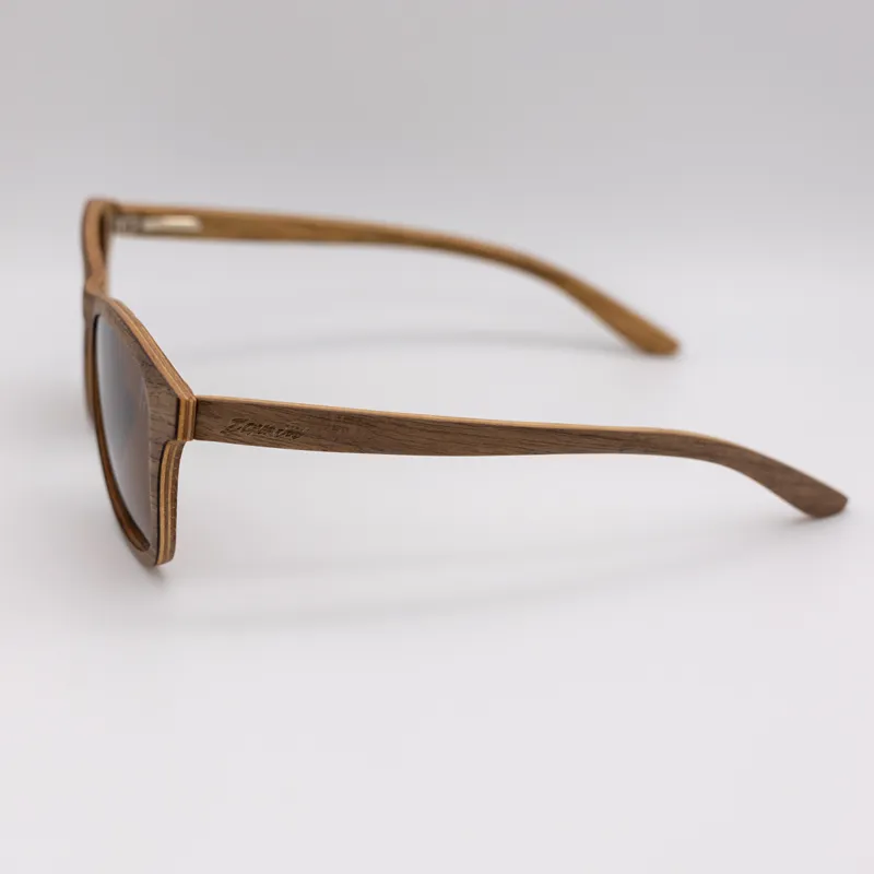 Zuma Jay Helios Polarized Sunglasses Dark Wood-1